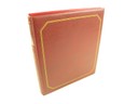 WO26232 - Pvc Leather Look Ring Binder Gold Foil